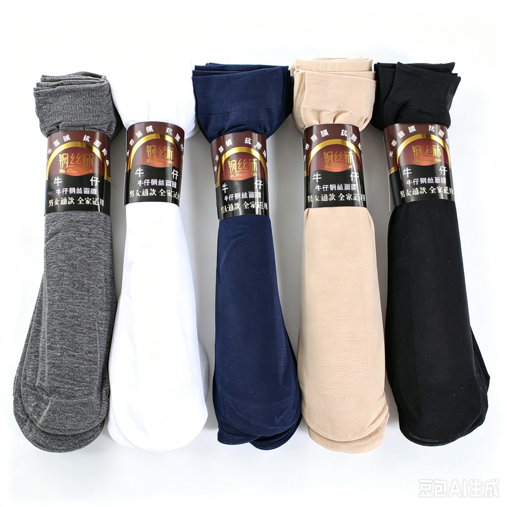 Silk Sock Bamboo - 10 Pares de Meias Masculinas Antiodor