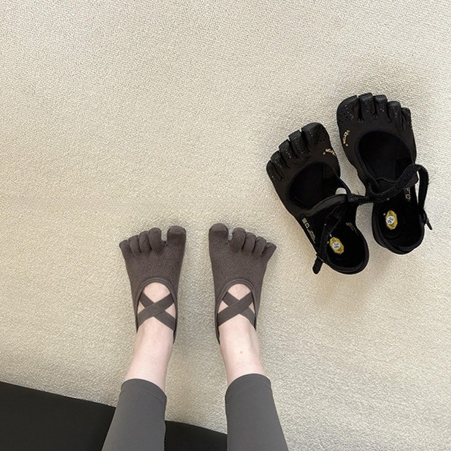 No Show Sock Women - Meias de Yoga Femininas com Tiras