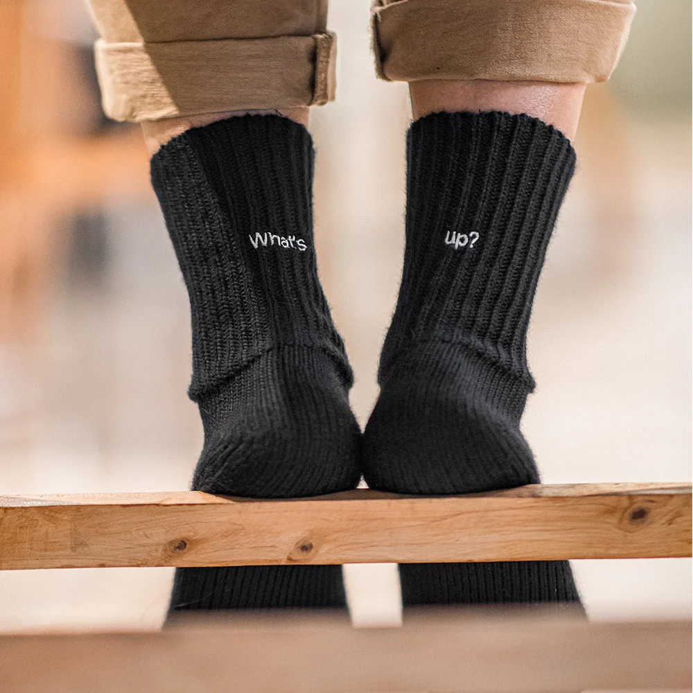 Cotton Crew Sock Pack - Maden 3 pares de meias longas