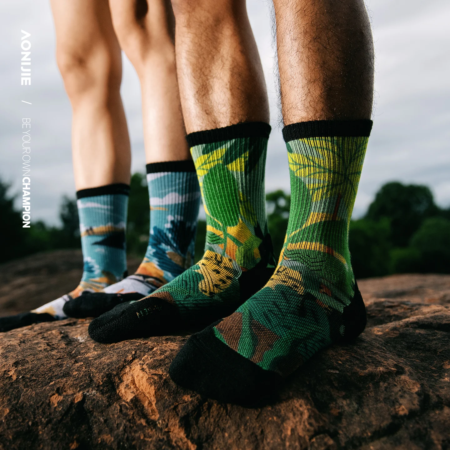 AONIJIE Meias de lã ao ar livr - Wool Hiking Sock avaliação e preço