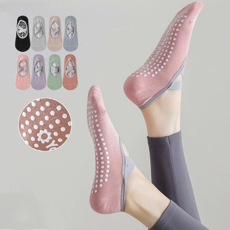 Meias de yoga com fundo de toa - No Show Sock Women avaliação e preço
