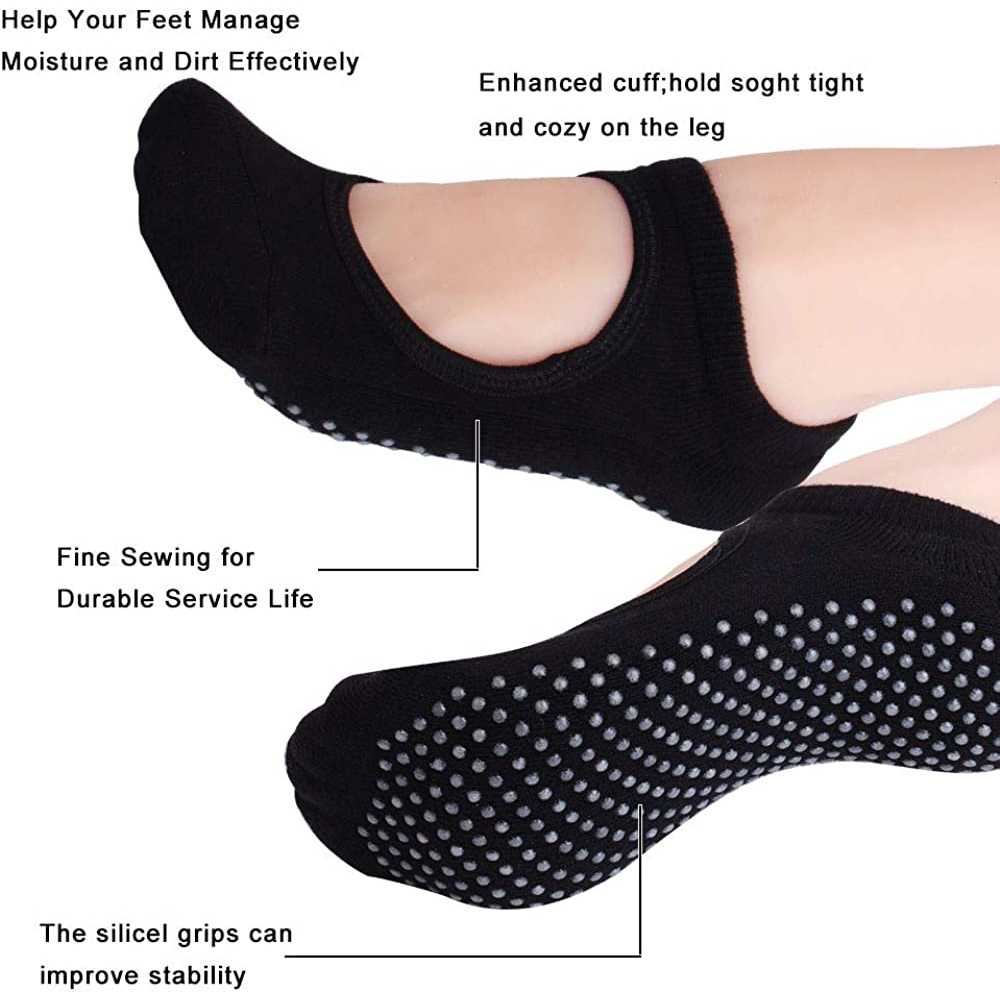 Sem costas antiderrapante fitn - No Show Sock Women avaliação e preço