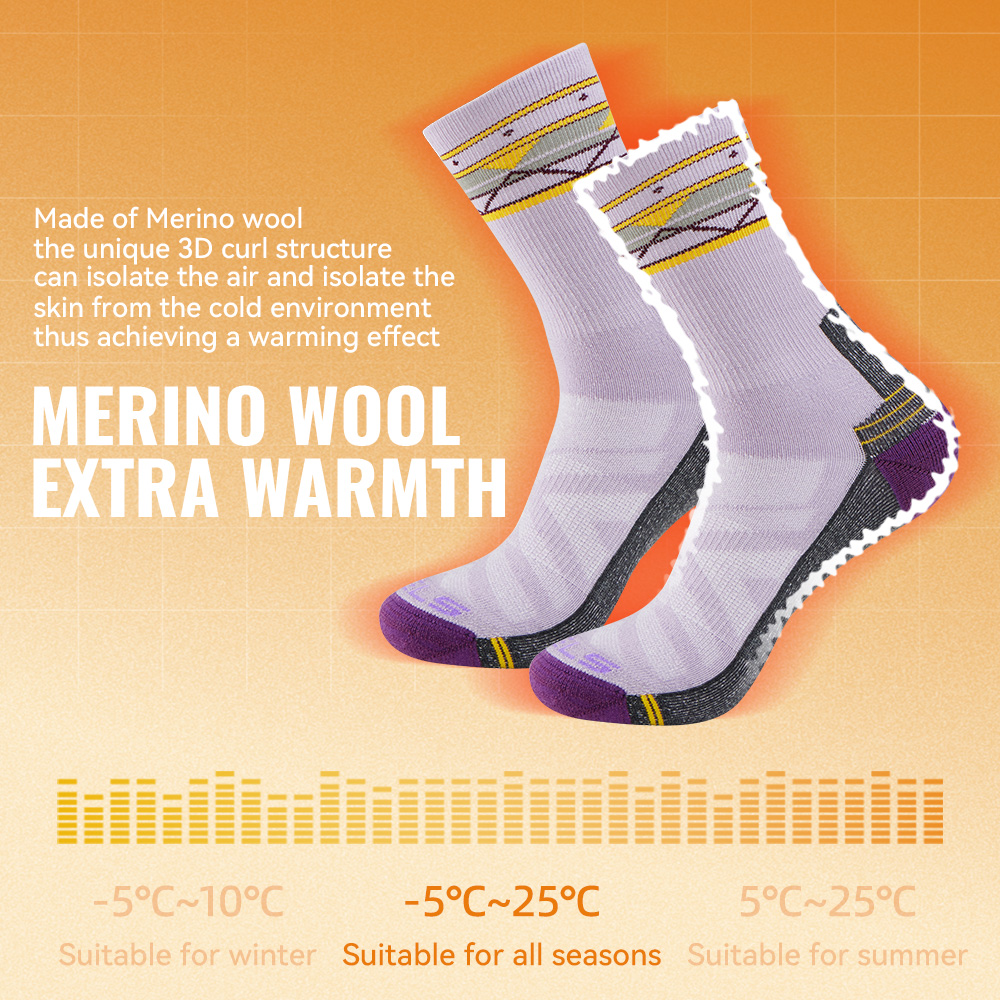WRELS 1/2/3 Pares de Meias de  - Wool Hiking Sock avaliação e preço