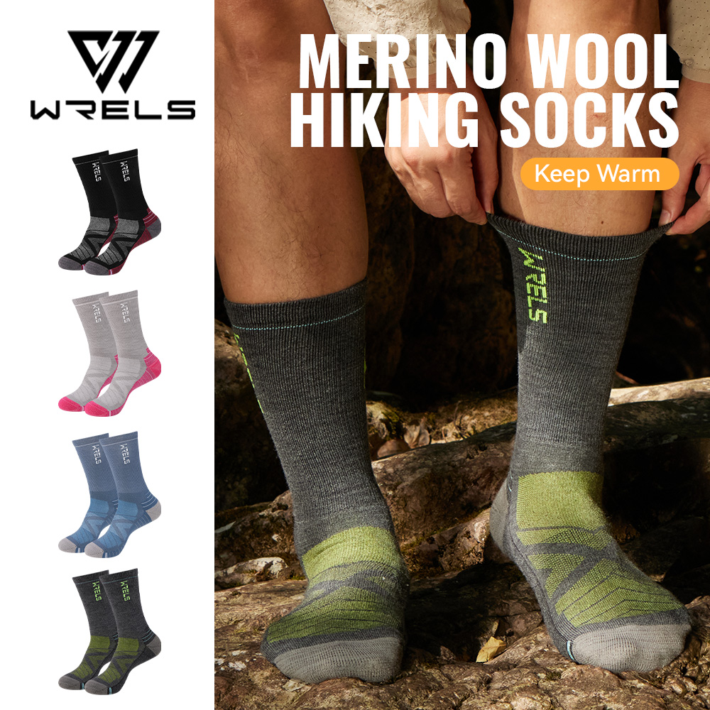 Wrels 1/2/3 meias de lã merino - Wool Hiking Sock avaliação e preço